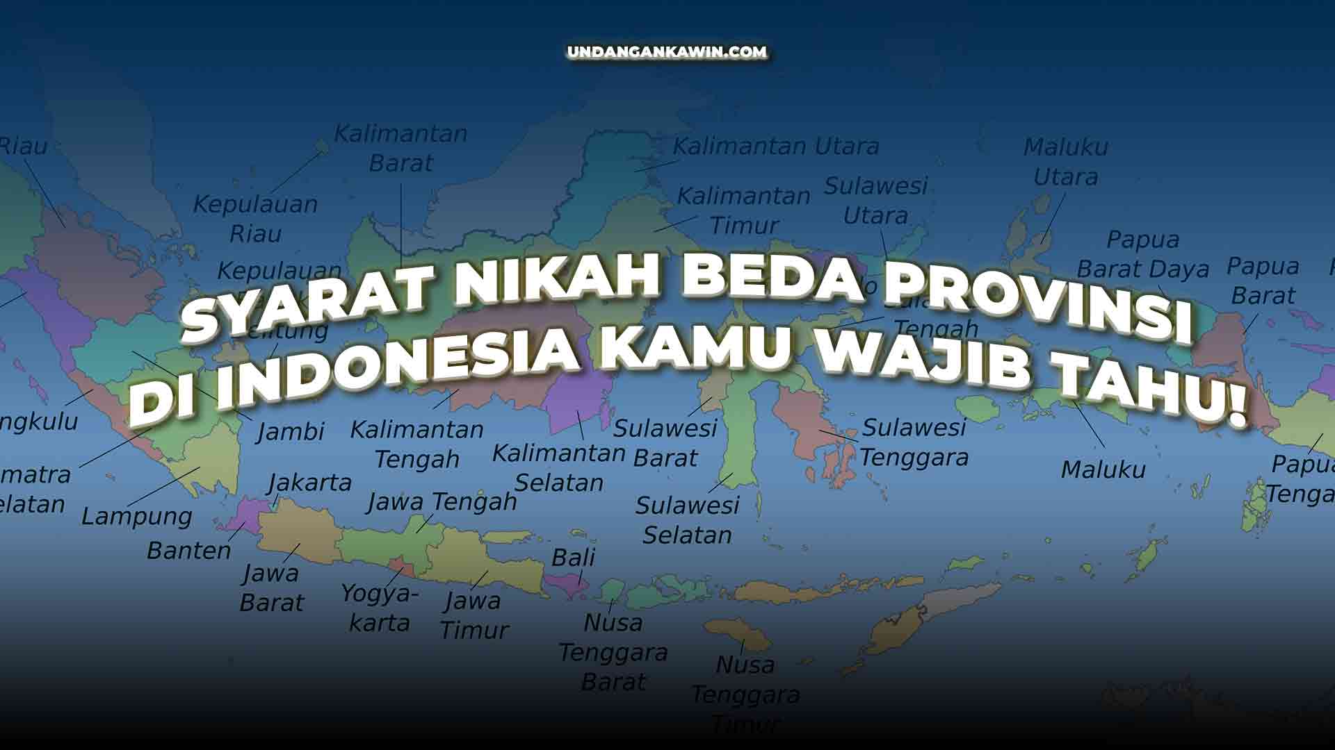 Syarat Nikah Beda Provinsi