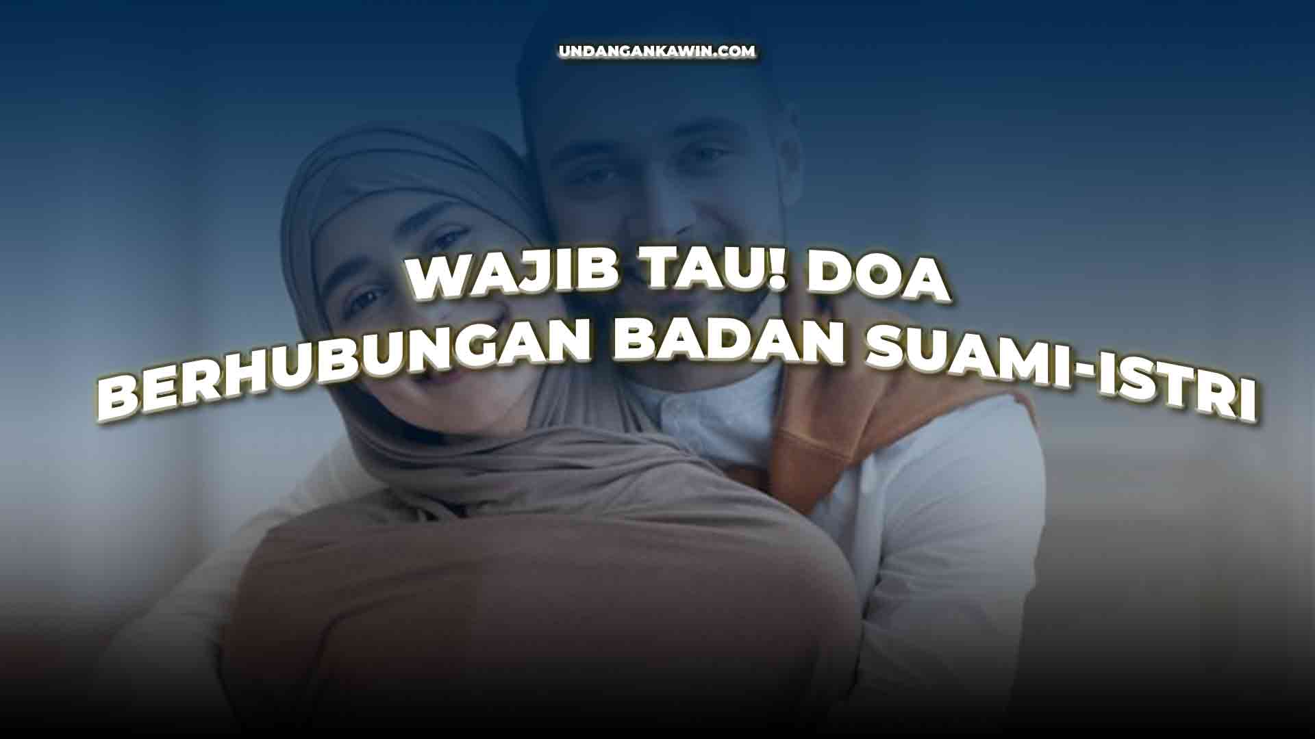 Doa Berhubungan Badan