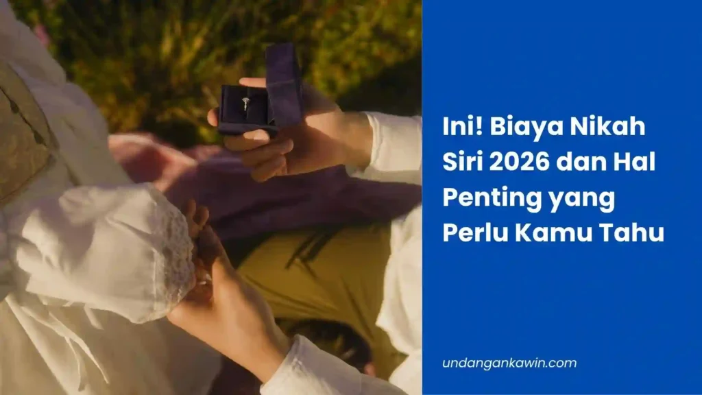 Biaya Nikah Siri