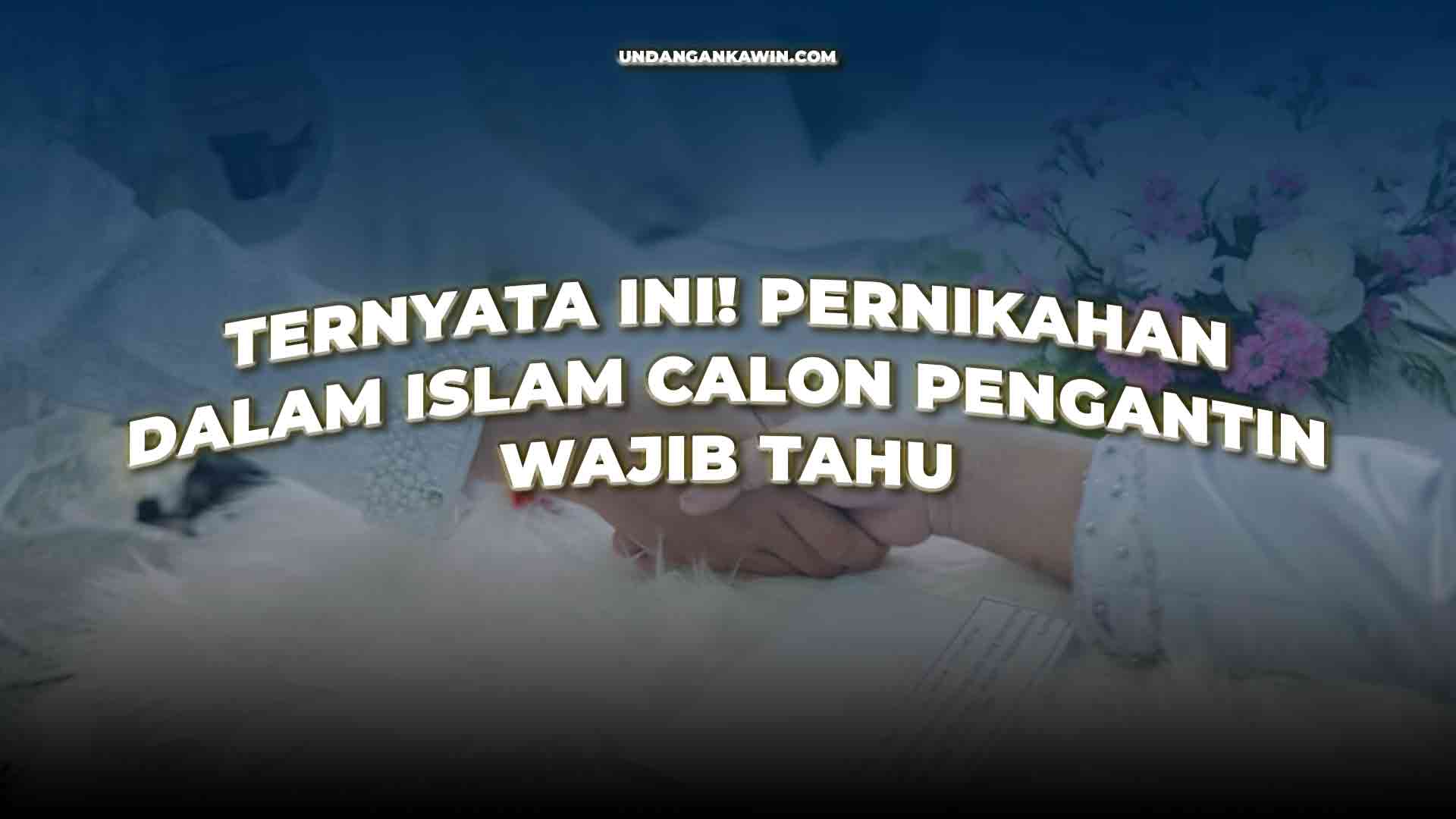 Pernikahan Dalam Islam