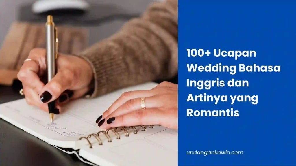 Ucapan Wedding Bahasa Inggris